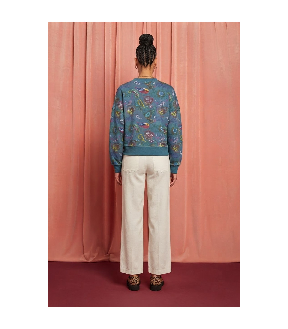 CBH Sudadera estampado paisley