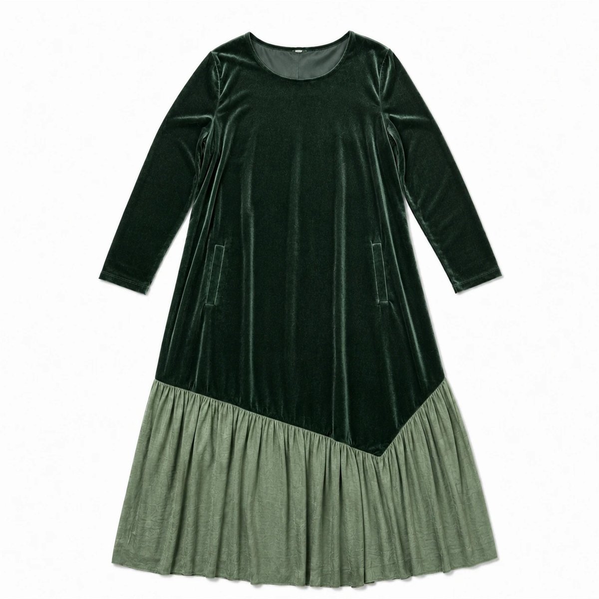 Parole Vestido Elsa terciopelo esmeralda