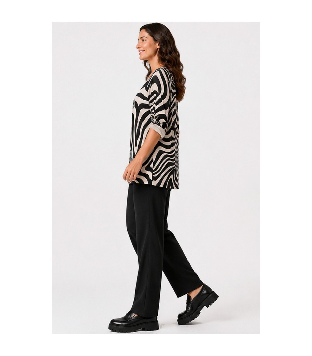 Mercedes De Miguel Blusa talle largo Amelia