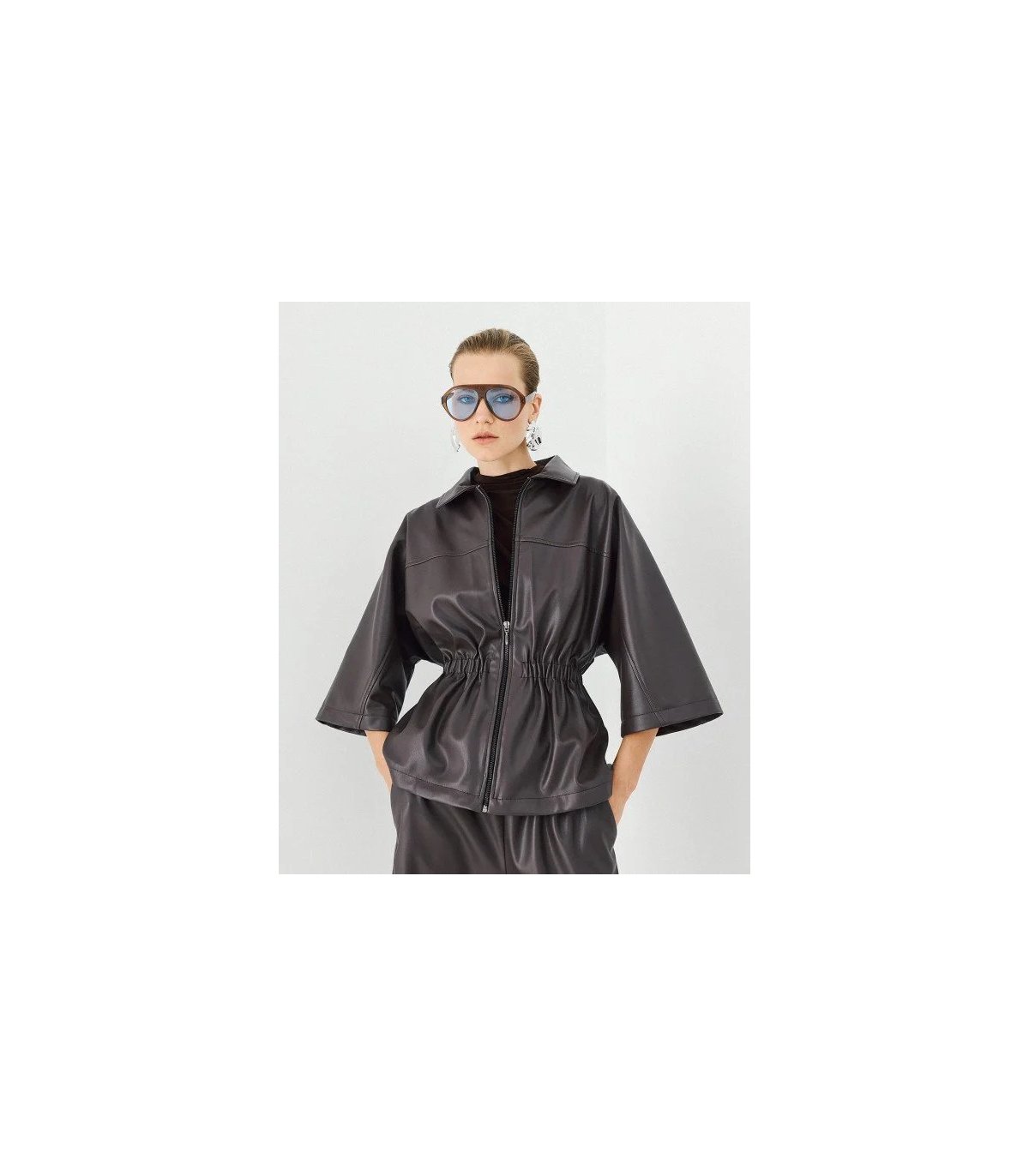 Acces Chaqueta cuero sintético