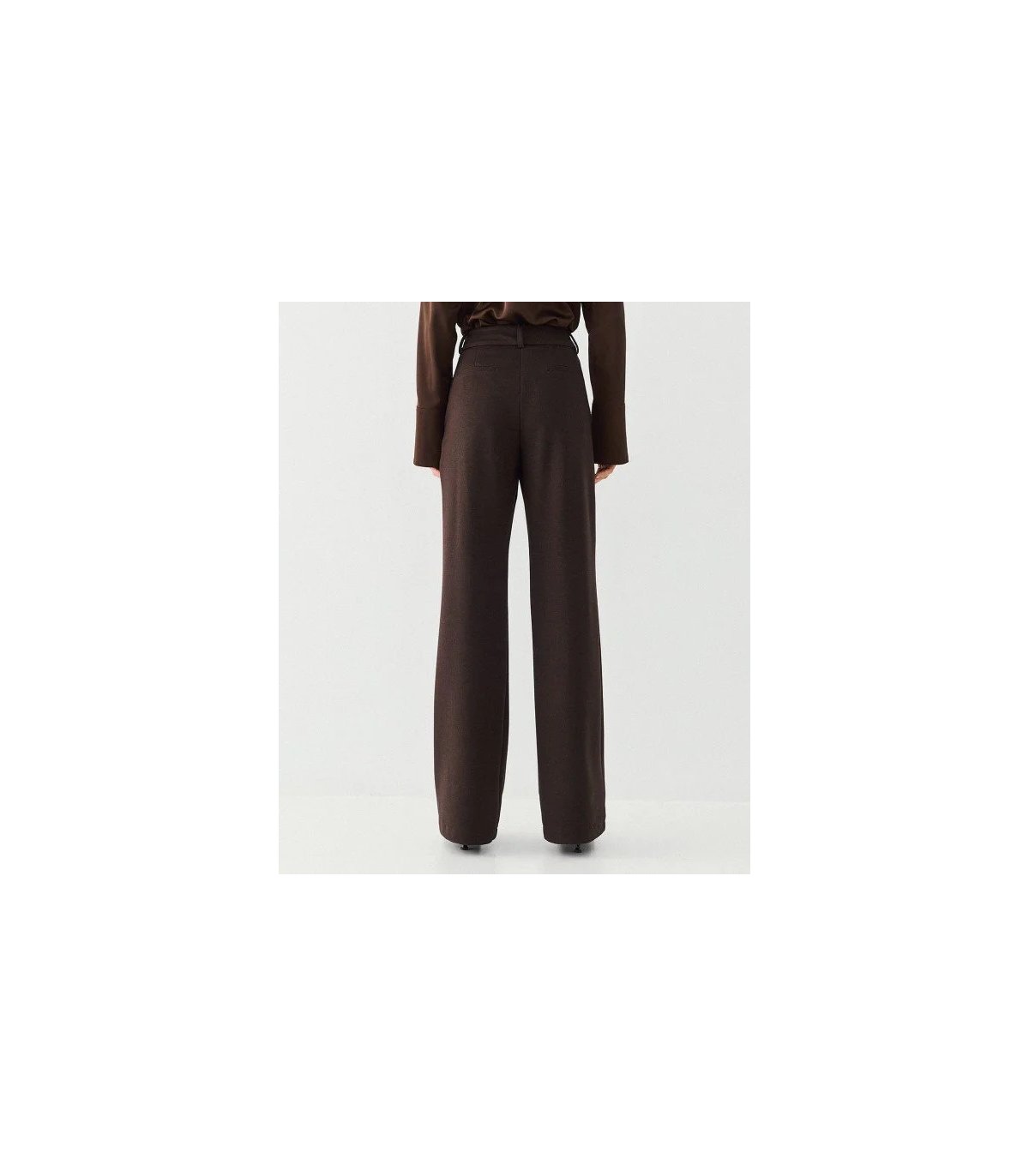 Acces Pantalón corte recto y detalle lurex