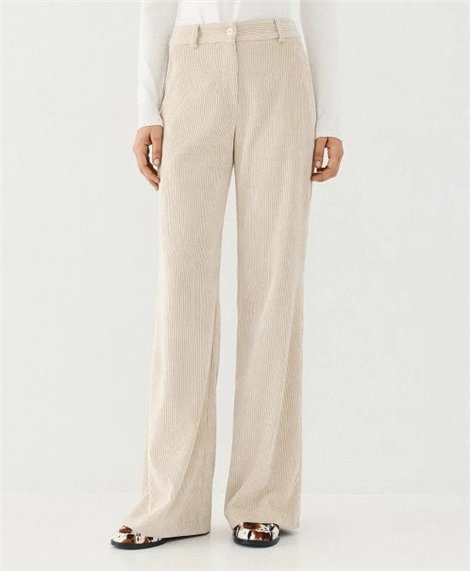 Acces Pantalón micro pana beige