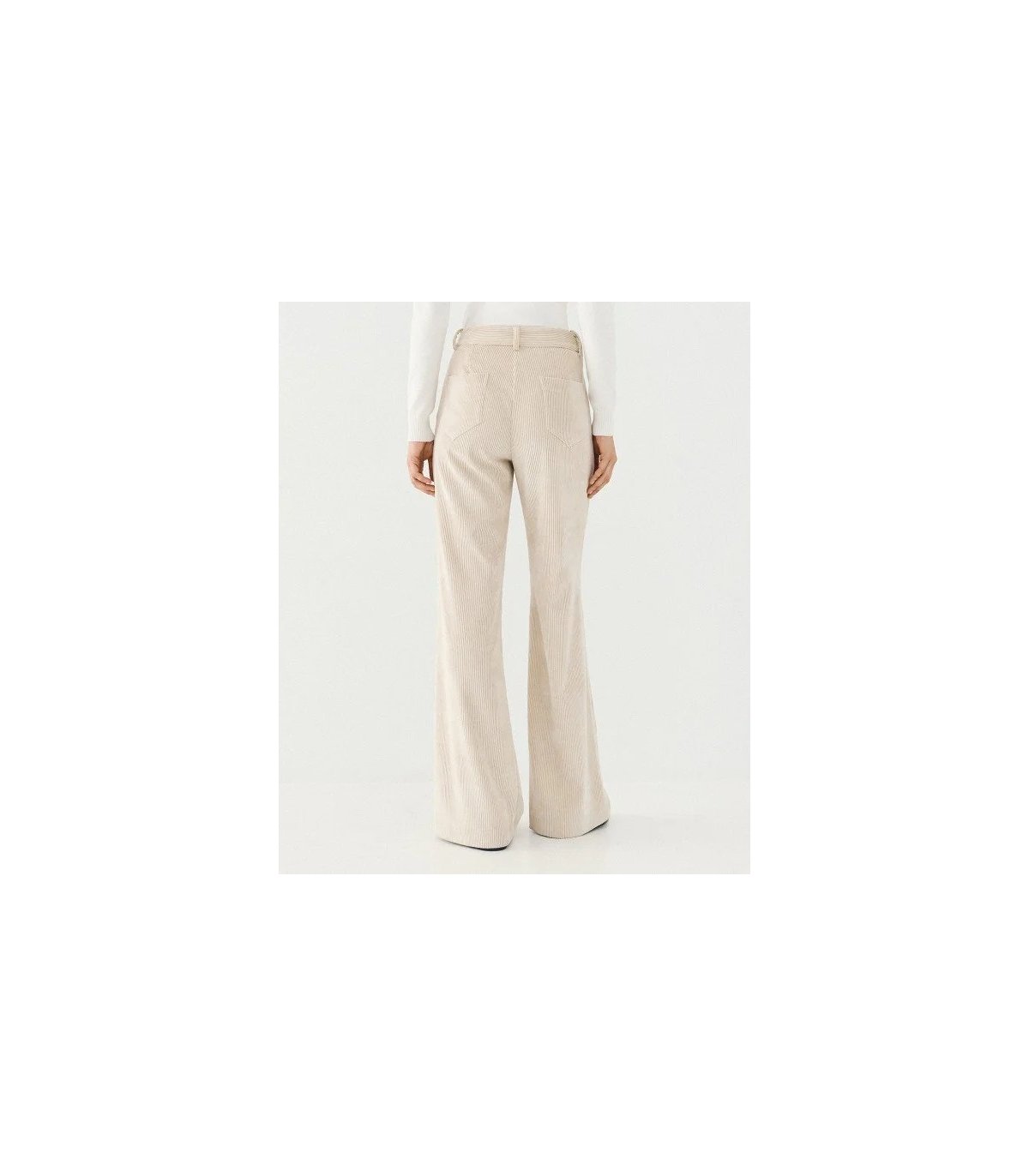 Acces Pantalón micro pana beige