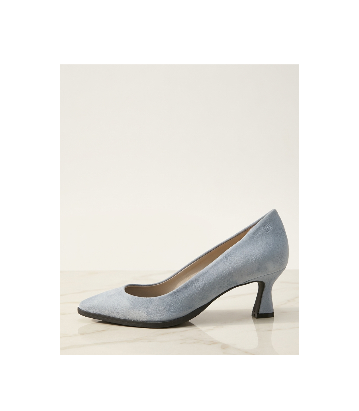 Vosso Moda Zapato de ante color celeste