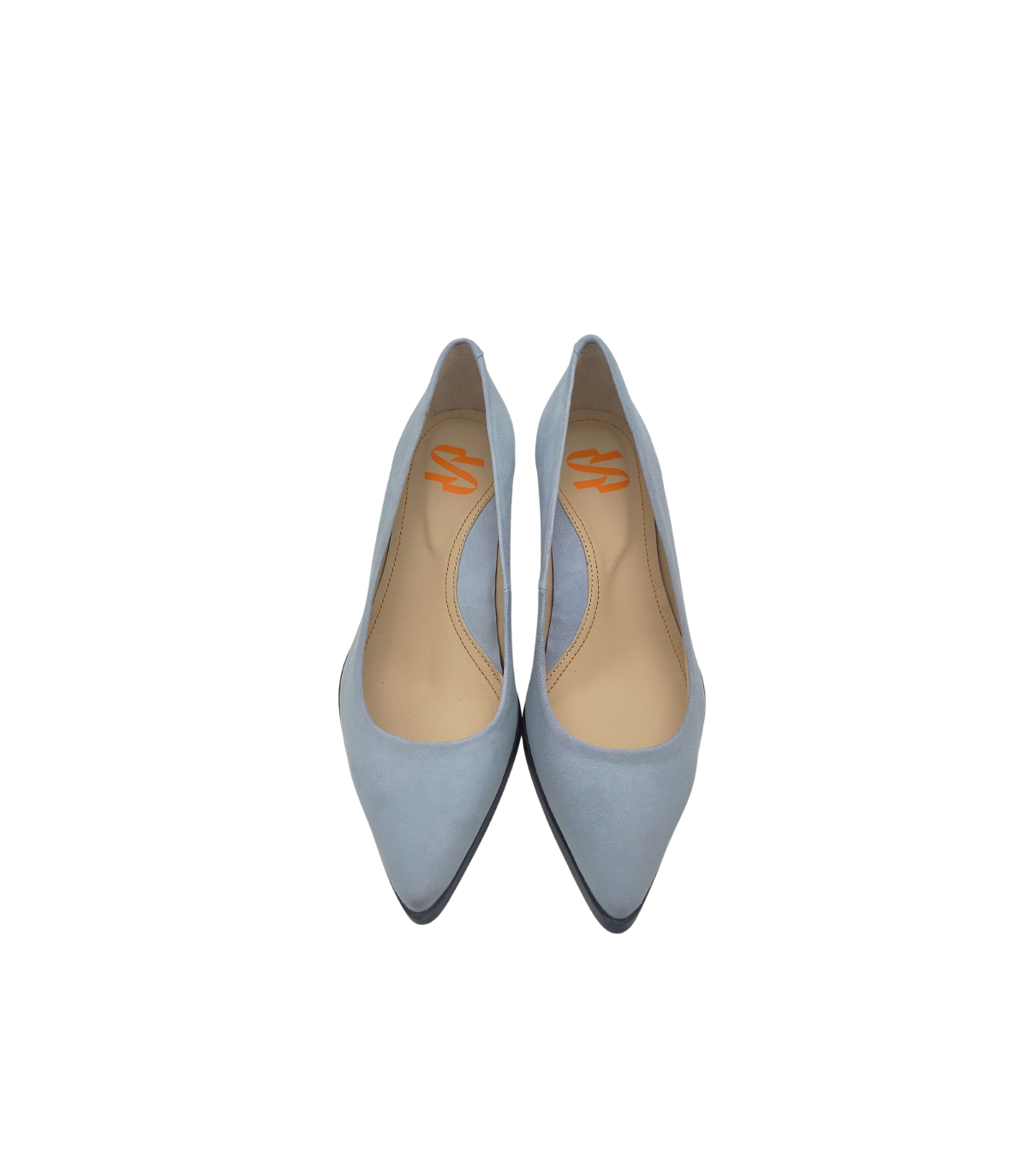 Vosso Moda Zapato de ante color celeste
