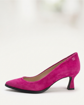 Vosso Moda Zapato de ante color fucsia