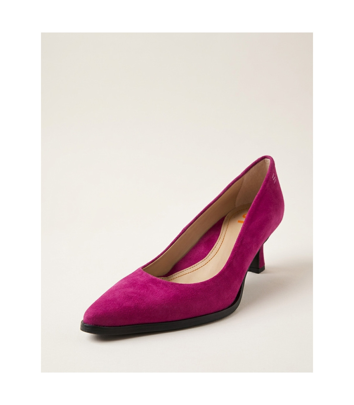 Vosso Moda Zapato de ante color fucsia
