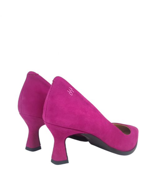 Vosso Moda Zapato de ante color fucsia