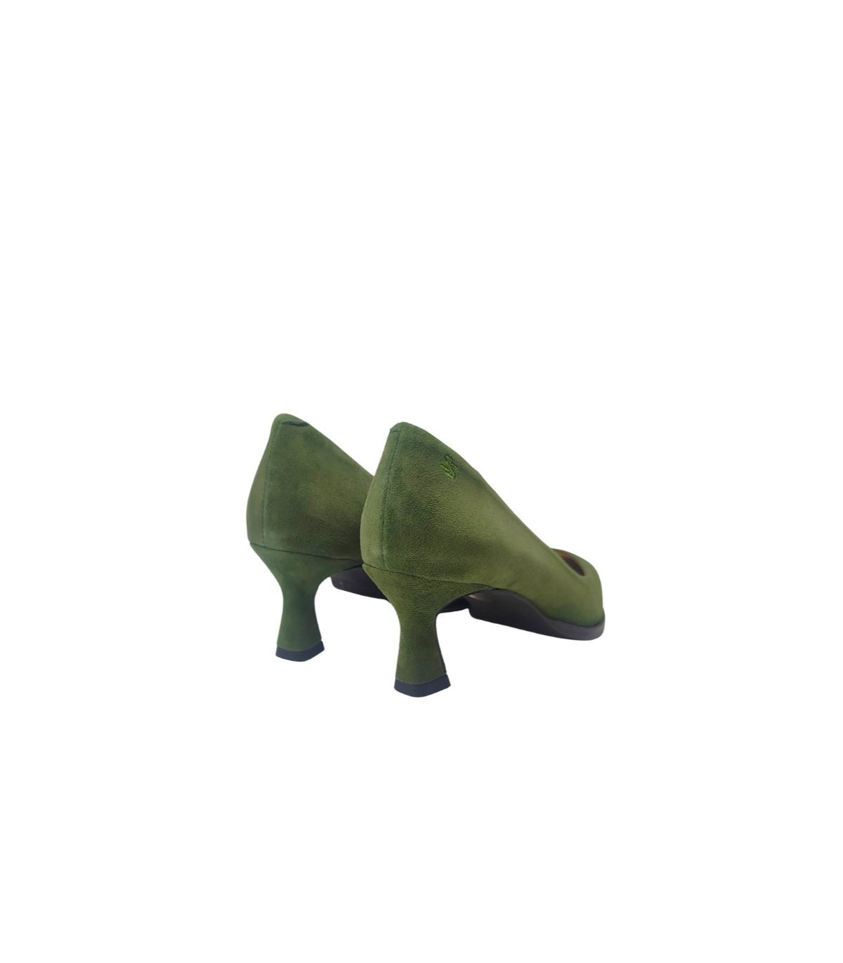 Vosso Moda Zapato de ante color verde