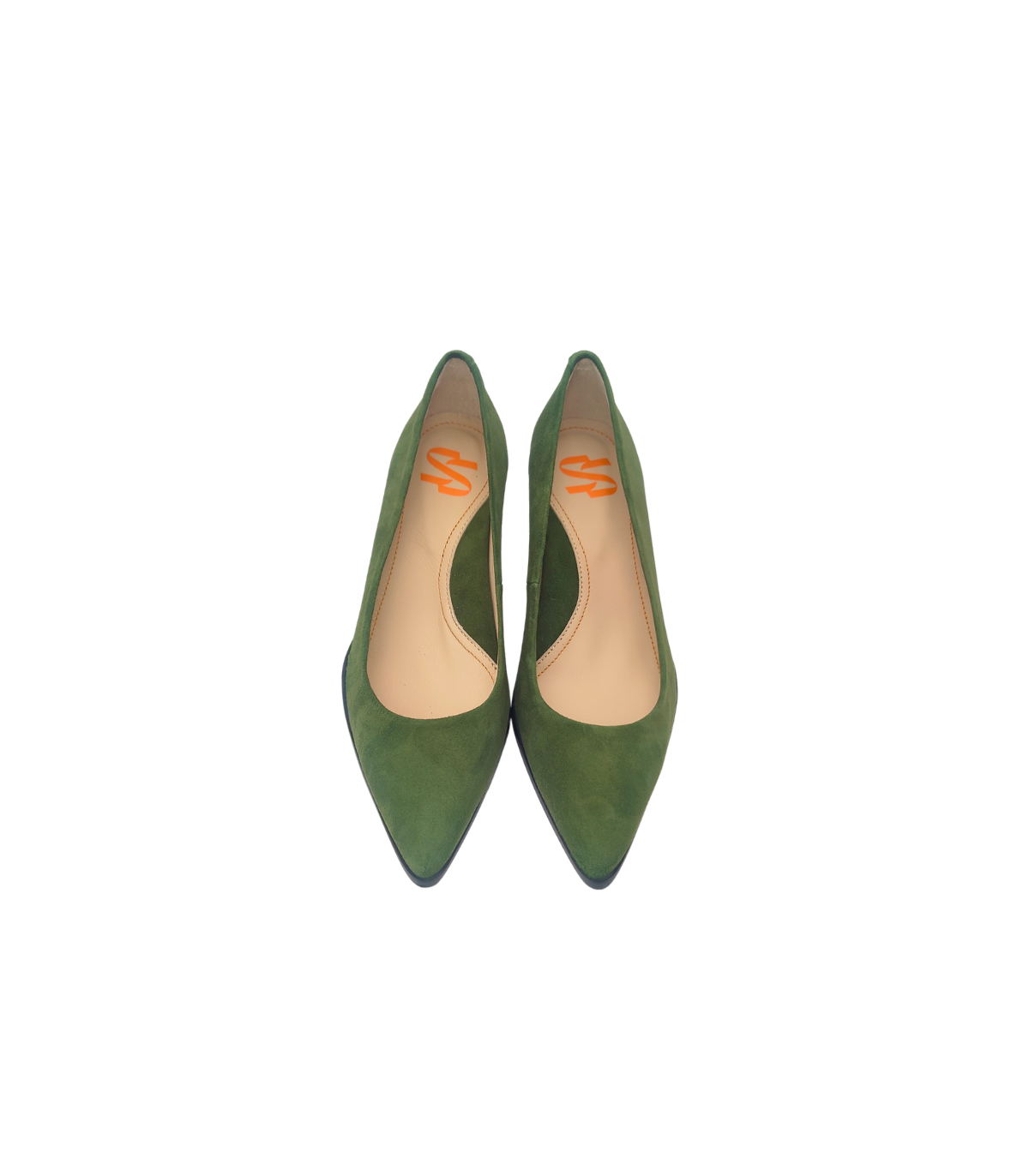Vosso Moda Zapato de ante color verde