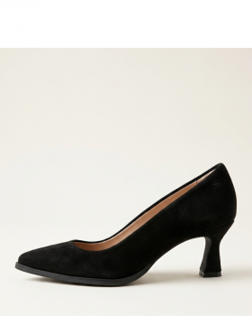 Vosso Moda Zapato de ante color negro