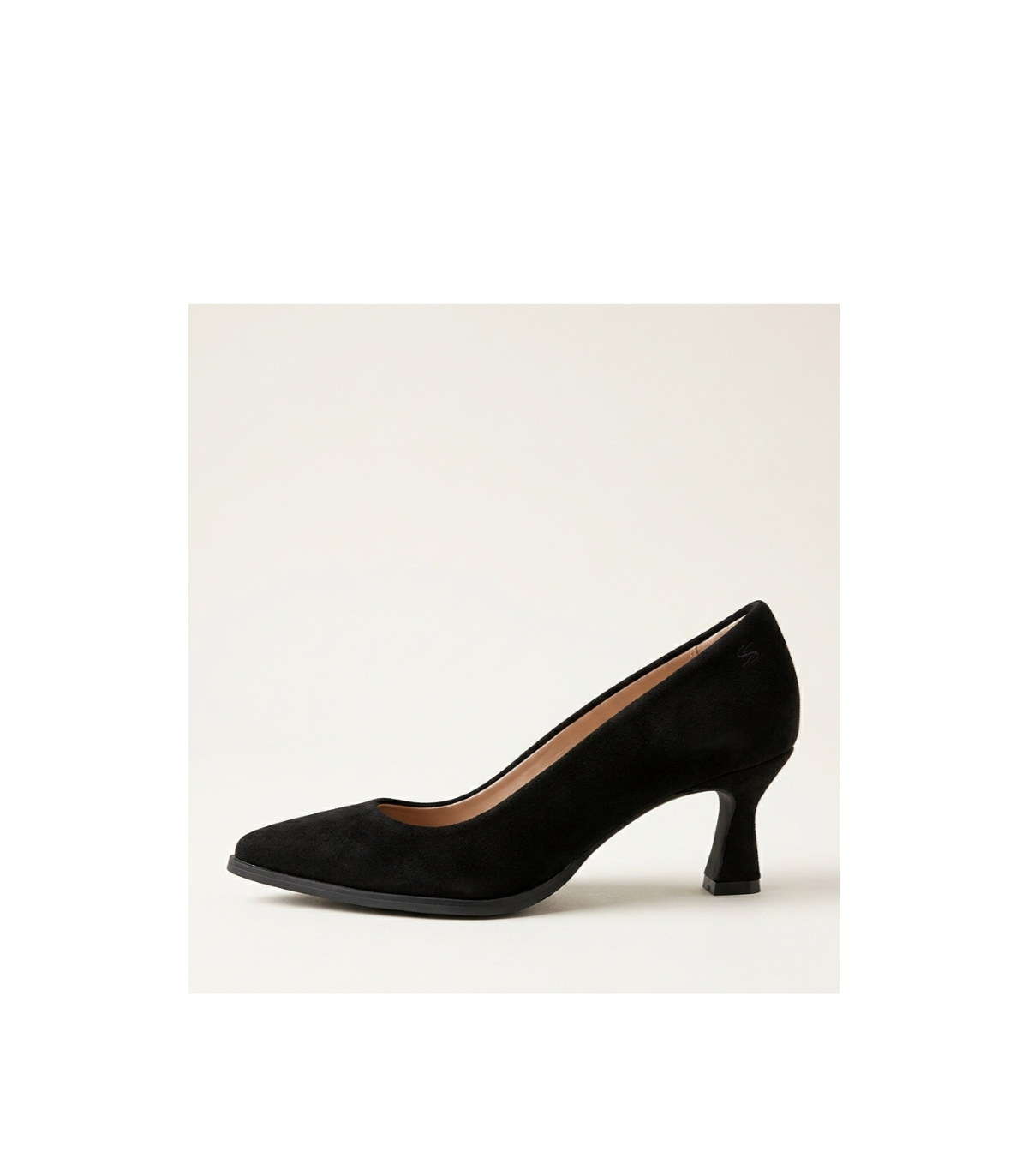Vosso Moda Zapato de ante color negro