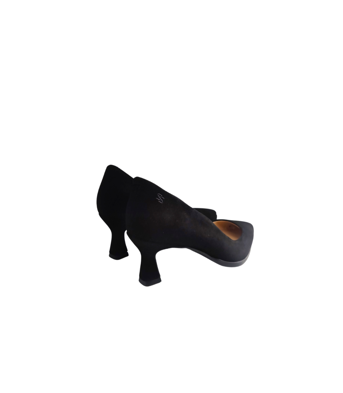 Vosso Moda Zapato de ante color negro