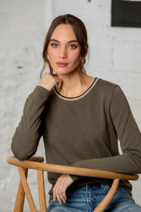 Gerry Camiseta ligera cuello lurex