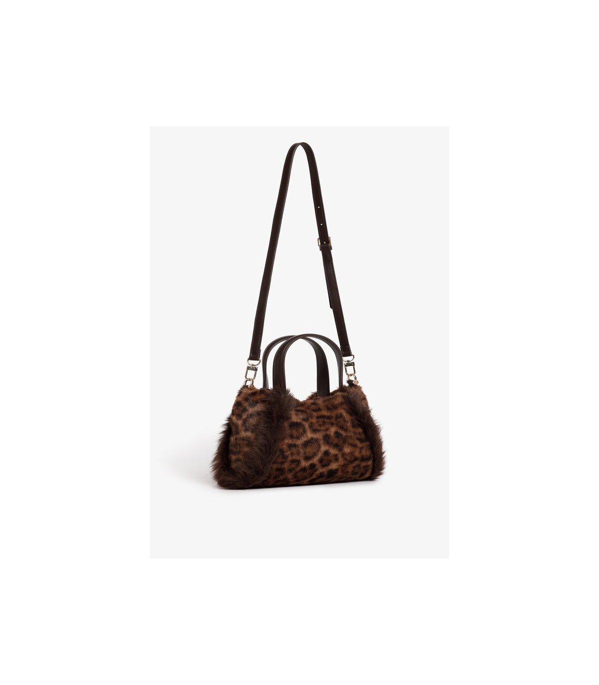 V73 Bolso pequeño pelo animal print