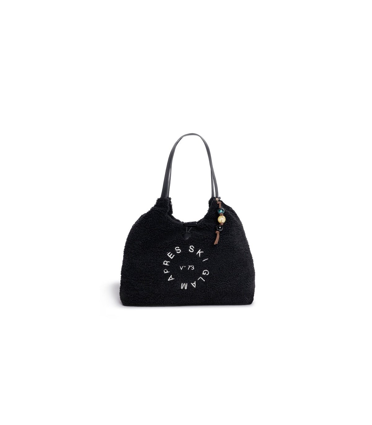 V73 Bolso XL borreguito negro