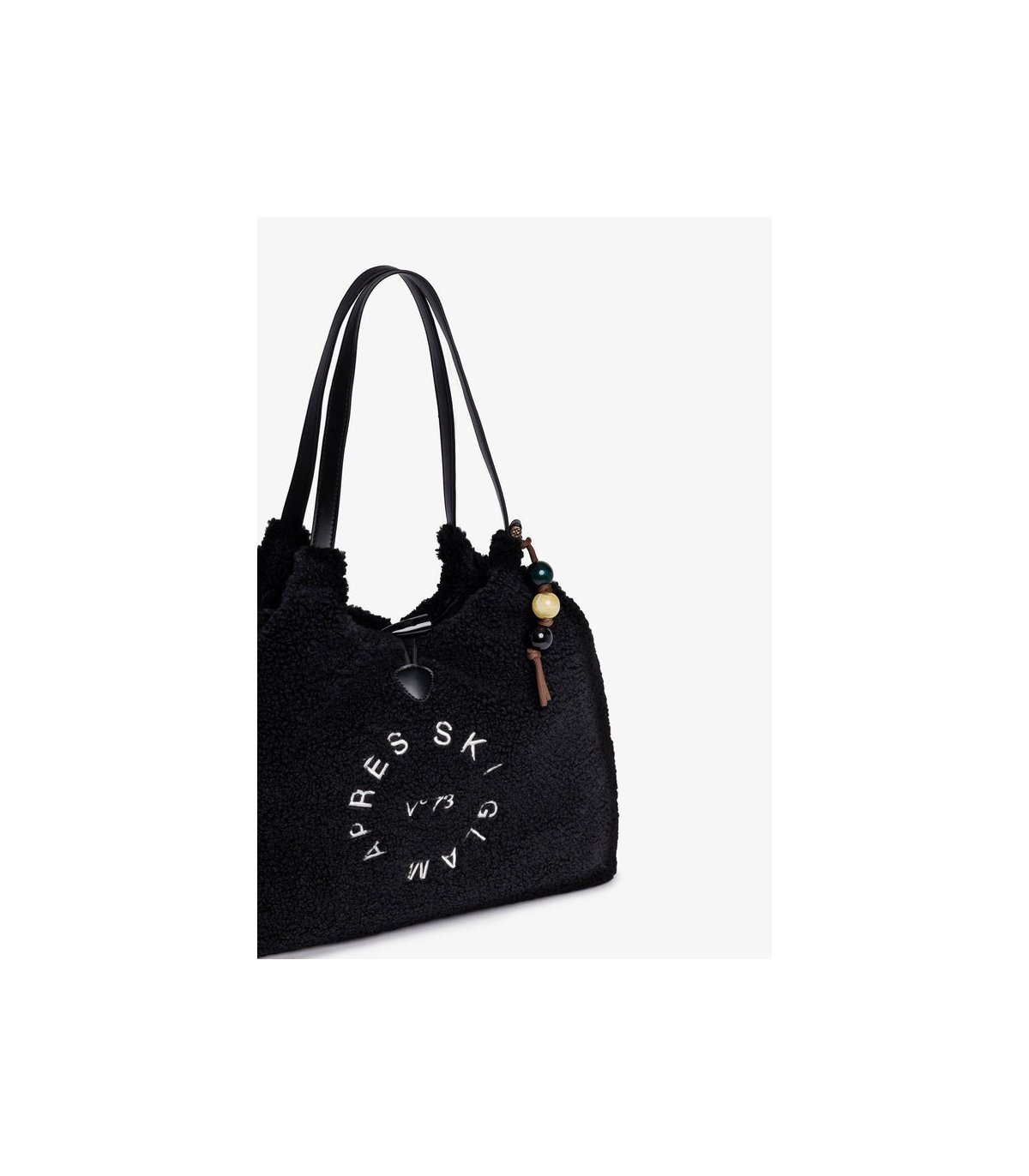 V73 Bolso XL borreguito negro