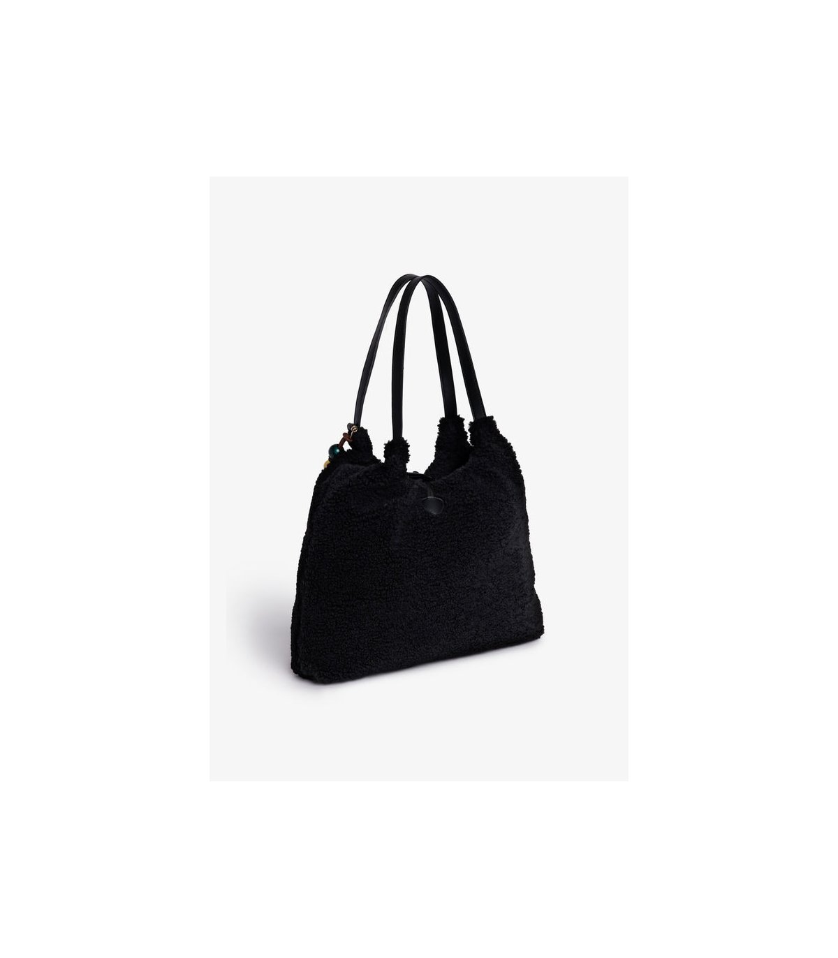 V73 Bolso XL borreguito negro
