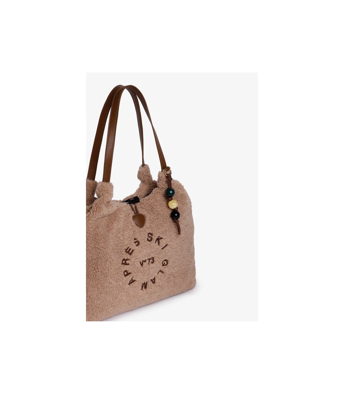 V73 Bolso XL borreguito beige