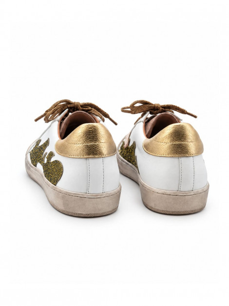 Vosso Moda Sneaker afelpada con detalle glitter esmeralda