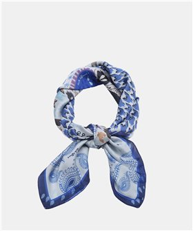 Pepe Moll Pañuelo grande París Paisley azul