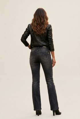MET Jean Rox-1 semi campana negro/gris oscuro