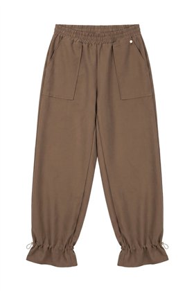 FOURSOUL Pantalón de tejido técnico color marrón