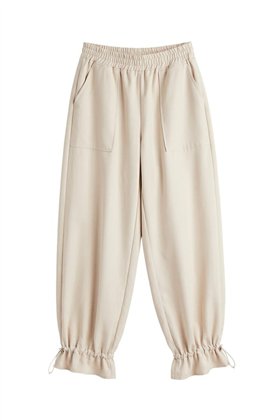 FOURSOUL Pantalón de tejido técnico color crudo