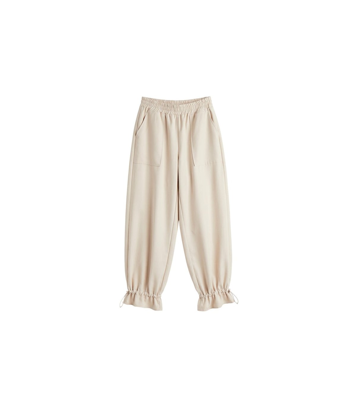 FOURSOUL Pantalón de tejido técnico color crudo