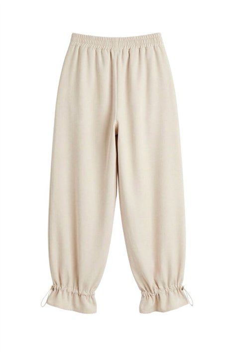 FOURSOUL Pantalón de tejido técnico color crudo