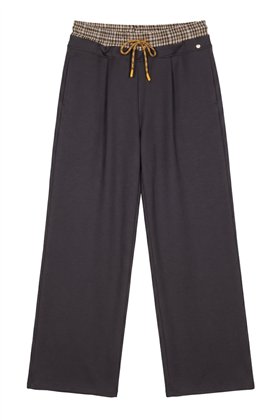 FOURSOUL Pantalón crepé de pernera amplia