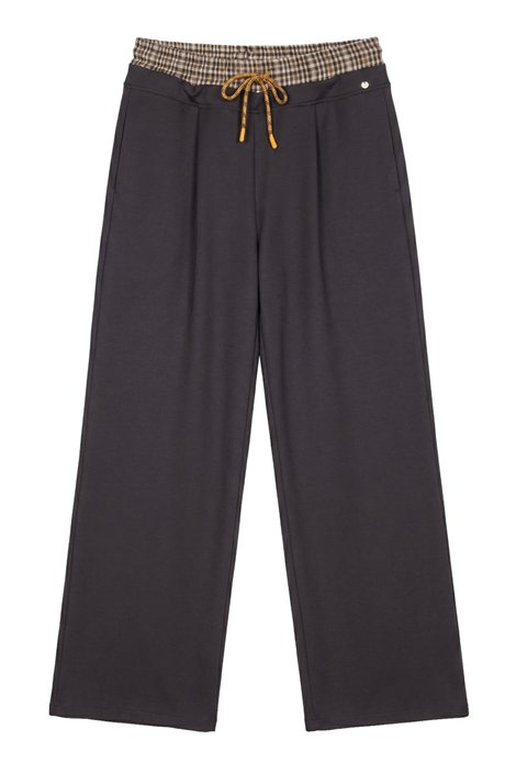 FOURSOUL Pantalón crepé de pernera amplia