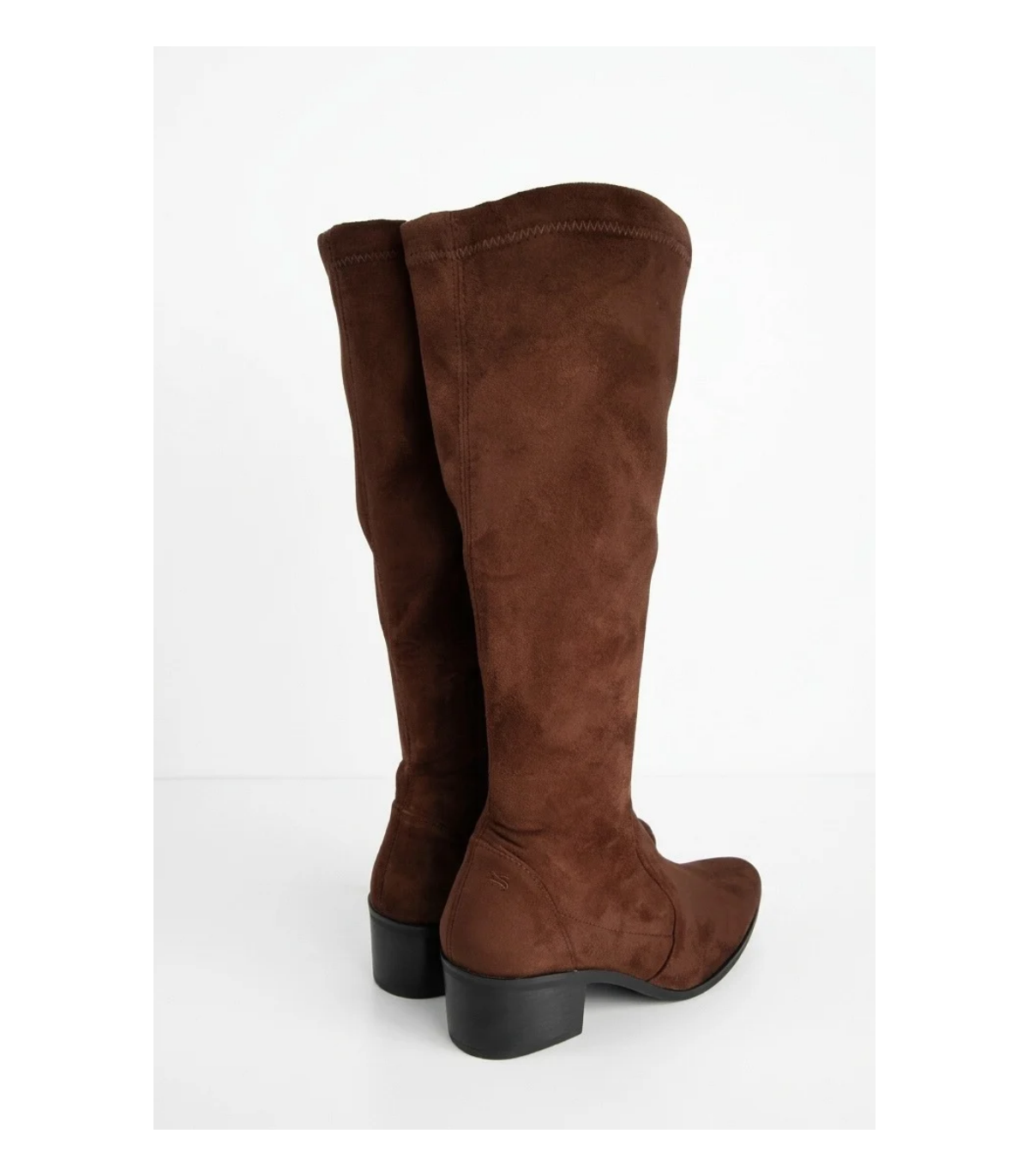 Vosso Moda Bota alta en ante color marrón