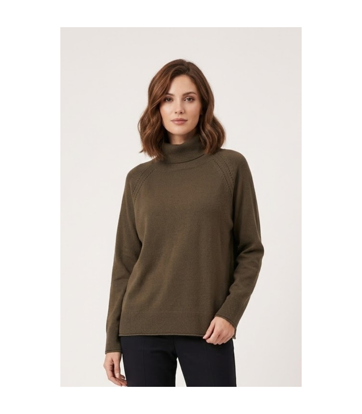 GAUDI Jersey de punto cuello cisne