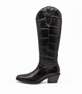 Vosso Moda Bota alta cowboy piel coco