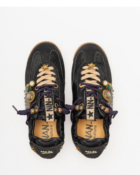 Nanku Sneakers negras Nanku couture