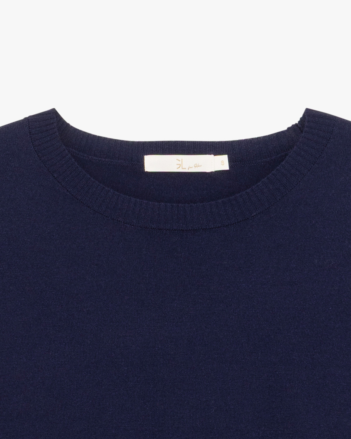 GL Jersey de punto navy con encaje